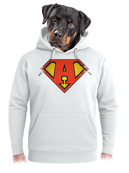 Szuperhős vagyok unisex prémium pulóver Snowwhite