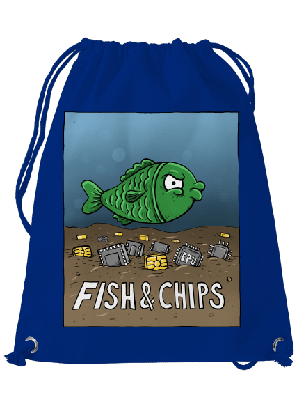 Fish and IT chips hátizsák Royal Blue Mal