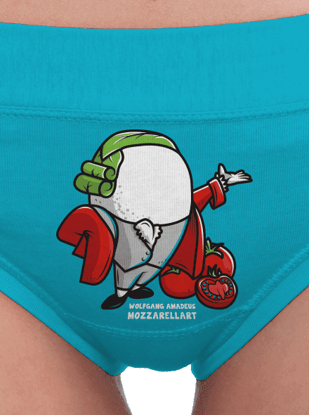 W. A. Mozzarellart női bugyik Turquoise