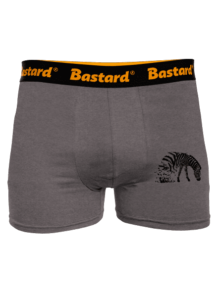 Zebra szerelem boxeralsó Gray Melange
