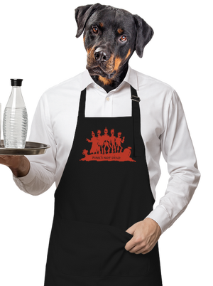 Punks not dead! kötény Black