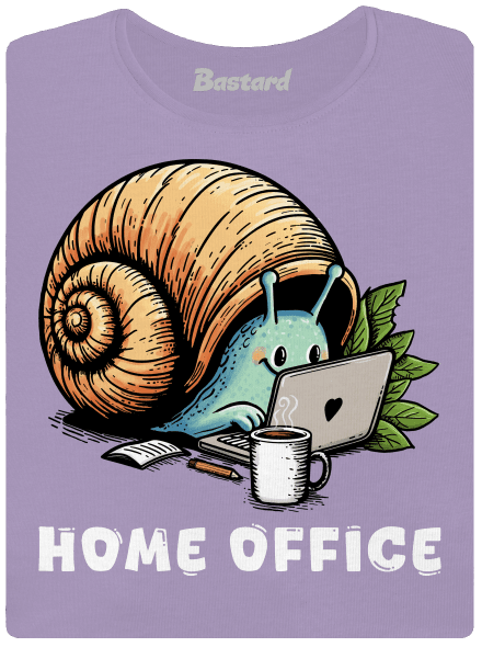 Sneka home office női póló elasztikus alsó szegéllyel Lavender