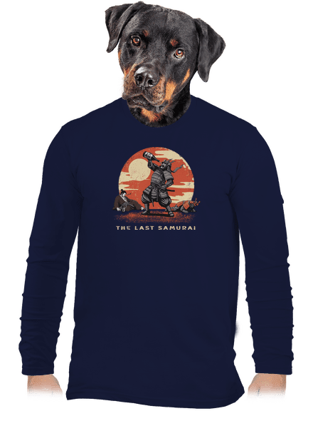 The last samurai férfi hosszú ujjú póló Navy