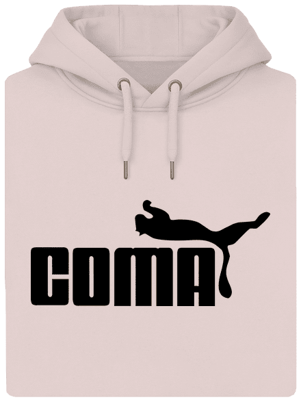 Coma unisex prémium pulóver Rose Chalk