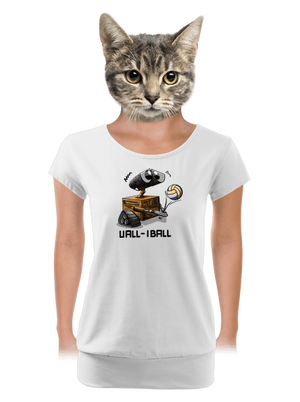 női póló elasztikus alsó szegéllyel