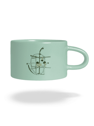 Alma macaron bögre Mint Macaron