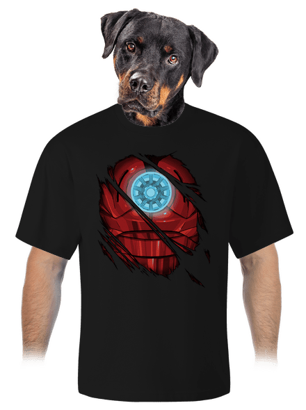 Ironman unisex túlméretezett póló Black