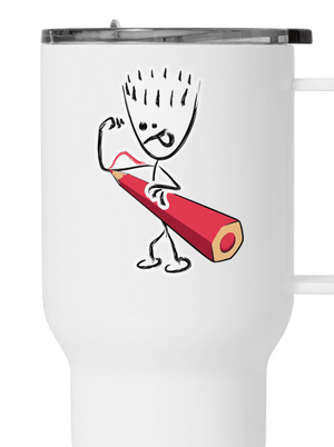 Izmok termosz bögre White