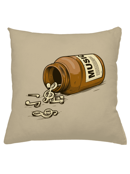 Music Pills párna Beige