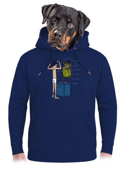 Hulk unisex prémium pulóver Navy
