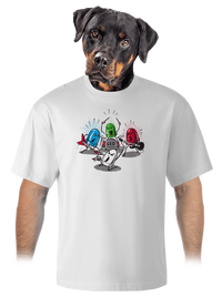unisex túlméretezett póló