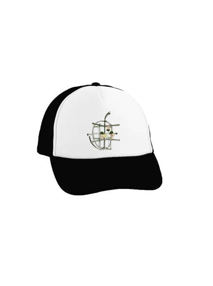 Alma teherautós sapka Black cap