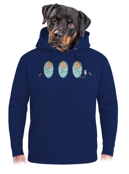 AI baby unisex prémium pulóver Navy