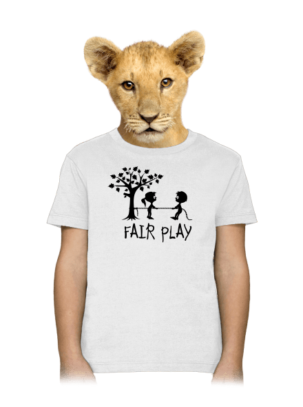 Fair play gyerek póló White