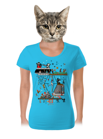 Veretés női póló Blue Atol