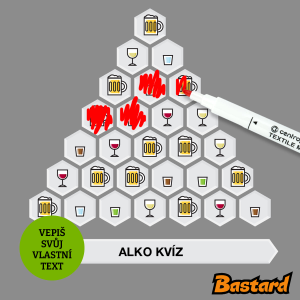 Képes alkoholos kvíz és marker