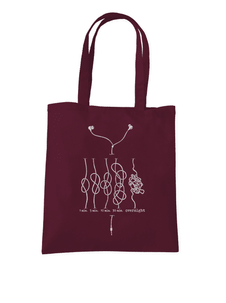 A fonás iskolája táska Burgundy