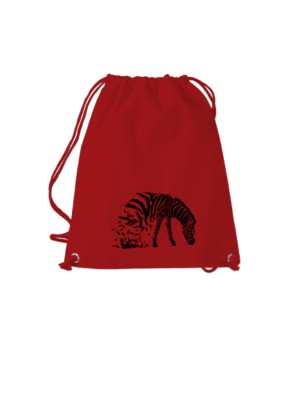 Zebra szerelem hátizsák Red Mal