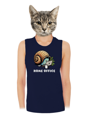 Sneka home office női bővített trikó Navy