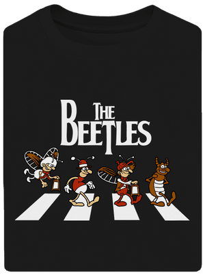 Beatles unisex túlméretezett póló Black