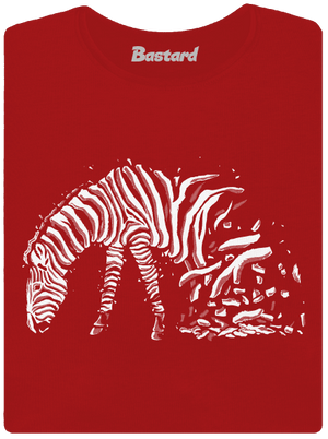 Zebra szerelem prémium női póló Red Mal