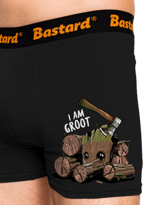 I Am Groot boxeralsó Black