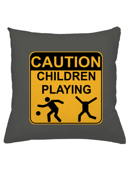 Children Playing párna Gray Pol