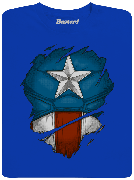Captain inside férfi hosszú ujjú póló Royal Blue