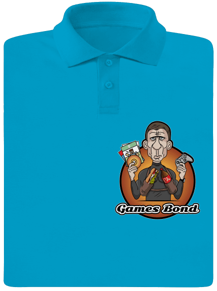 Games Bond férfi pólóingek Blue Atol