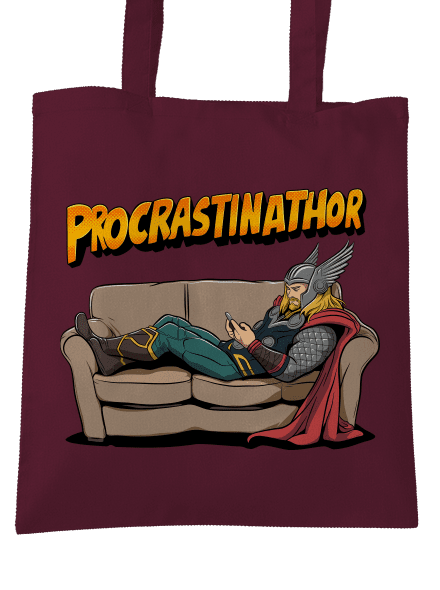 Procrastinathor táska Burgundy