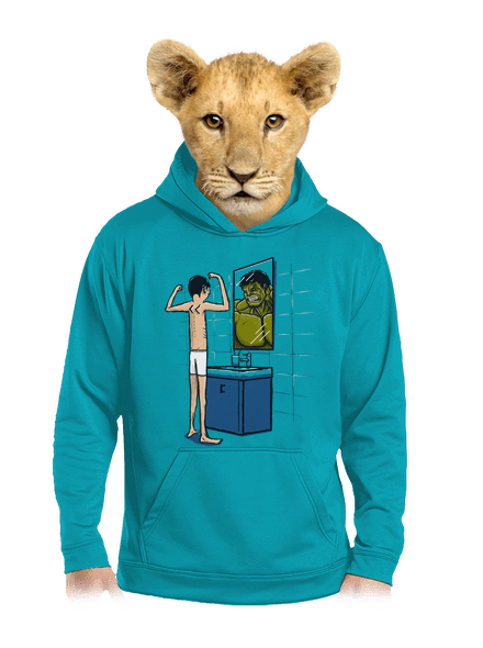 Hulk gyerek kenguruzsebes pulóver Hawaiian Blue