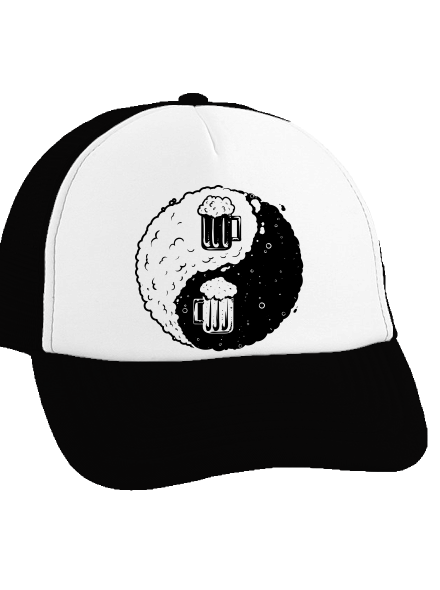 Jin Jang sör teherautós sapka Black cap