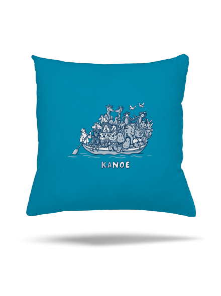 Noé bárkája párna Blue Turquoise