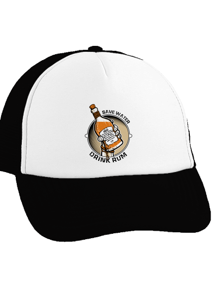 Save water teherautós sapka Black cap