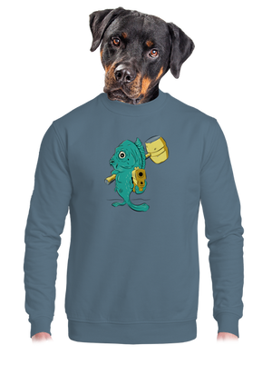 Utolsó karácsony este unisex crewneck Nordic Blue