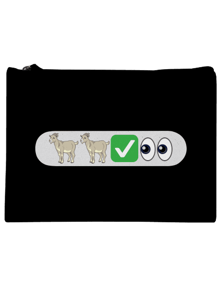Emoji kis táska Black