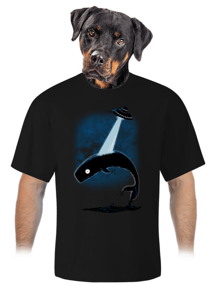 Big fish unisex túlméretezett póló Black