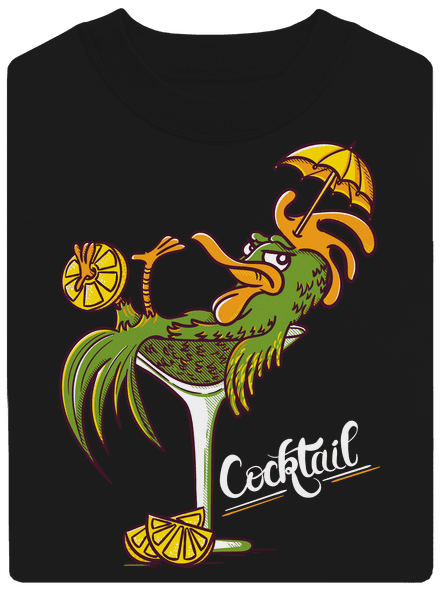 Cocktail unisex crewneck Black