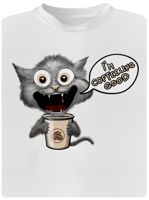 I’m coffeeling good gyerek sport póló White