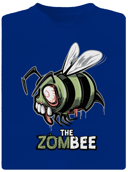 ZomBee férfi sportpóló Royal Blue Mal
