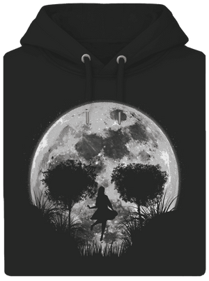 Halálos telihold unisex prémium pulóver Dark Black