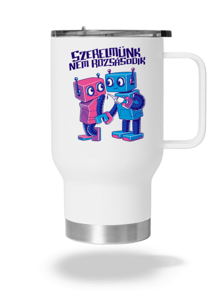 Robotok termosz bögre White