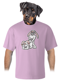 unisex túlméretezett póló