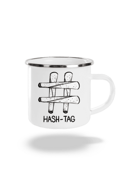 Hash tag pléhbögre White