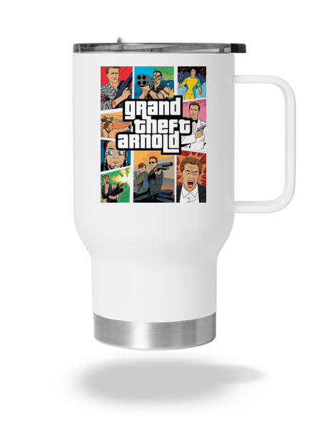 Grand Theft Arnold termosz bögre White