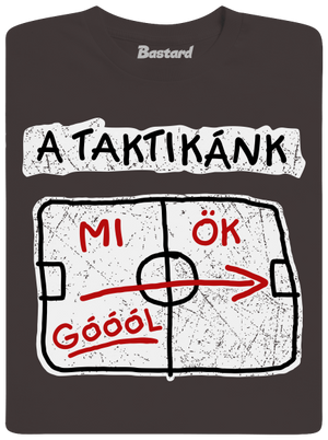 A taktikánk férfi hosszú ujjú póló Bear Brown