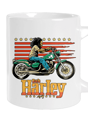 Bob Harley nagy bögre White