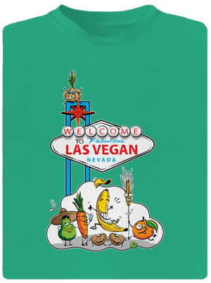 Las Vegan férfi sportpóló Mint Mal