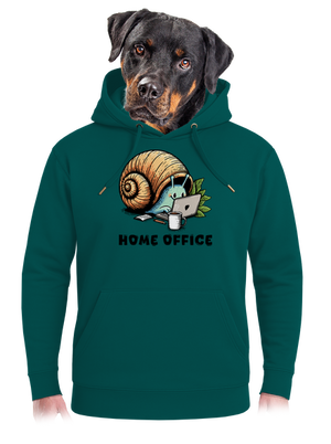 Sneka home office unisex prémium pulóver Emerald Green