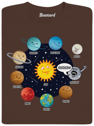 Mercury férfi póló Brown